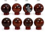  Sfera din Obsidian Mahon 55-59x55-59mm finisaj lucios decor natural 1 Buc