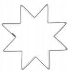 ORION Keksz Lyukasztó 6X6 CM Rozsdamentes Acél Csillag Forma (4900773027968)