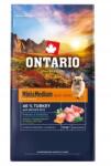 ONTARIO Mini & Medium Weight Control Turkey & Brown Rice 6, 5kg