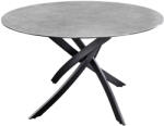 Invicta interior Masa de dining ALPINE O 120cm rotunda ceramica antracit (44231)