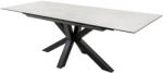 Invicta interior Masa de dining ETERNITY 180-225cm ceramica cu aspect de marmura si sticla securizata (6541218)