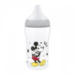Nuk Flacon pentru bebeluși NUK Perfect Match cu control al temperaturii Disney Mickey 260 ml gri