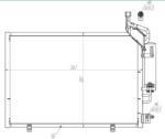 MTR Condensator, climatizare MTR 13054879 (13054879)