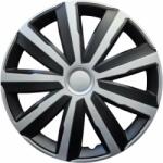 Cridem Set capace roti auto Cridem Drift 14 inch, 4 buc, argintiu/negru (CRI1419SB)