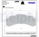 DELPHI set placute frana, frana disc DELPHI LP3998 (LP3998)