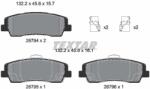 TEXTAR set placute frana, frana disc TEXTAR Q+ 2679401 (2679401)