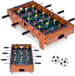 ECOTOYS Csocsóasztal, ECOTOYS HM237401, zöld/fa, 36 x 35, 5 x 20 cm, hordozható, 18 játékos, 2 labda, 6 krómozott rúd, csúszásgátló fogantyúk, kézi számláló (TF3720)