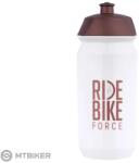 FORCE Ride kerékpáros kulacs, 0, 5 l, fehér/bronz
