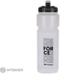 FORCE Daily kulacs, 0, 75 l, átlátszó/fekete