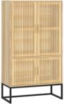 vidaXL szerelt fa magasszekrény 70x35x125 cm 22.3 kg (352141)