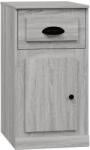 vidaXL szürke sonoma színű szerelt fa kisszekrény fiókkal 40x50x75 cm 18.4 kg (VD816486)
