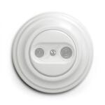Reblig - Ретро абонатна розетка TV+R (крайна) с рамка, снежнобяла (RG0151H)