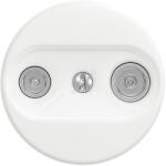 Reblig - Ретро абонатна розетка TV+R (крайна) без рамка, снежнобяла (RG0154)
