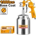 INGCO Pistol pentru Vopsit cu Vas Jos din Metal 1000ml (ASG3101)
