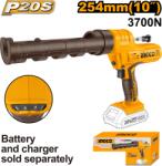INGCO Pistol pentru Silicon 20V Cartus de 25.4cm fara Acumulator si Incarcator (CCGLI2001)