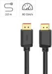 Hama Кабел HAMA DisplayPort DP 2.1, 2м, 16K Ultra-HD 80Gbit/s - HAMA-202032 (HAMA-202032)