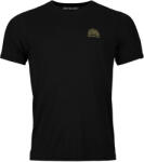 Ortovox 120 Cool Tec Mtn Stripe T-shirt Men's Black Raven Férfipóló M