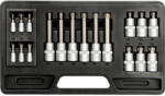 YATO Torx bit dugókulcs készlet 1/4-1/2, T10-T60, 18 részes (YT-7751) (YT-7751)