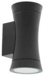 VITO MULIER 2D GU10 kültéri fali lámpa Φ70x148x87mm IP44 fekete 3230300 VITO (3230300)
