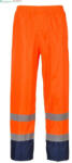 Portwest Hi-Vis Classic Contrast esőnadrág, 100%PES, dupla varrások, gumírozott derék