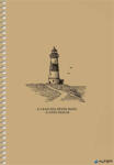 Shkolyaryk Publishing House Spirálfüzet, A5, sima, 96 lap, SHKOLYARYK "Sailor", vegyes (A5-SC-096-6149) - alter
