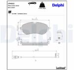 DELPHI Set placute frana DELPHI LP4022 (LP4022)