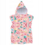 Cotton world Gyerek poncsó Sweetie rózsaszín 60x90 cm (PD-100-G-15)