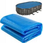 Bestway A Napelemes Fedél Fűtőpanelje Illeszkedik A Bestway Medencéhez 5611R Felmelegíti A Vizet (podnoszenie XF6A temperatury w basenie ciepła)