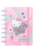 Linnemann Tervező A5 Hello Kitty Nagy Gyűrűs Körökben, Rózsaszín, 200 Lapos (planer a5 hello kitty big ring pink 200k)