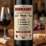 Art gift Етикети за бутилки - Абитуриент