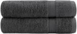 vidaXL Премиум кърпи за душ SOLUND 2 бр. Антрацит 70x140 см 600 г/м2 (137160)