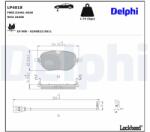 DELPHI Set placute frana DELPHI LP4018 (LP4018)