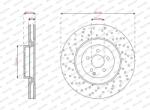 FERODO Disc frana FERODO DDF3339C (DDF3339C) - fixbox