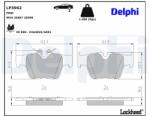 DELPHI Set placute frana DELPHI LP3962 (LP3962)