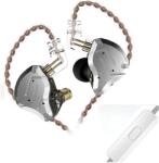 KZ Audio KZ ZS10 PRO, HiFi fülhallgató mikrofonnal, ezüst