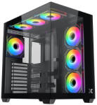 Ion Computers Геймърски компютър ION Aqua V Air H23A с процесор Intel Core i7-13700F, видео карта GeForce RTX 5070 Ti 16GB GDDR7, RAM памет 32GB(2x16GB) DDR5 5600MHz, SSD 1TB NVMe PCIe Gen4, водно охлаждане 360 (c0