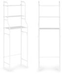 ModernHome Fürdőszobai polc, ModernHome PJJBR1005, 152 x 46, 5 x 25, 5 cm, WC fölé helyezhető, 3 szintes, alumínium, falhoz rögzíthető, mosógép fölé is használható (TF3227)