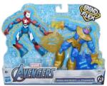 Marvel Set Avengers Bend and Flex 2 figurine Iron Patriot vs Thanos (PF0001459111) Figurina