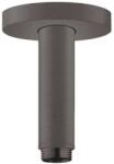 Hansgrohe - Braț de duș, montare pe tavan S 10 cm, crom negru periat 27393340 (27393340)