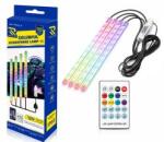  RGB autó beltéri hangulatvilágítás, 12V (45048) (45048)
