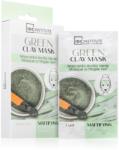 Idc Institute Green Clay Mask tisztító és mattító arcmaszk bambuszvajjal 3x8 g
