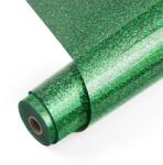 LOKLiK Vinyl termotransfer cu sclipici verde, 30, 5 x 90 cm, LOKLiK