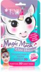 Eveline Cosmetics Magic Mask Cute Unicorn textil 3D mélytisztító arcmaszk