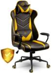 Sofotel Blitzcrank Gamerszék, állítható ülésmagasság, két párnával, 123x64, 5cm, 120kg - Fekete, Sárga (2592)