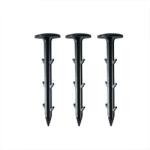 POLONIA Set 20 cuie plastic fixare folie agrotextil antiburuieni mulcire, lungime 15 cm, diametru 33mm (46444R)