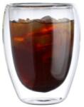 Mindblower Kávéscsésze, Mindblower, dupla falú, 350 ml, üvegből készült, átlátszó, kompakt és ergonomikus, hőálló (4155)