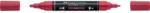 Faber-Castell Akril marker kétvégű MULTIMARK 433 Faber-Castell piros bogyó (FC185933) - web24
