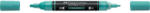 Faber-Castell Akril marker kétvégű MULTIMARK 276 Faber-Castell víz zöld (FC185976) - web24