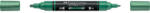 Faber-Castell Akril marker kétvégű MULTIMARK 295 Faber-Castell metál zöld (FC185995) - web24