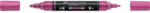 Faber-Castell Akril marker kétvégű MULTIMARK 290 Faber-Castell metál rózsaszín (FC185990) - web24